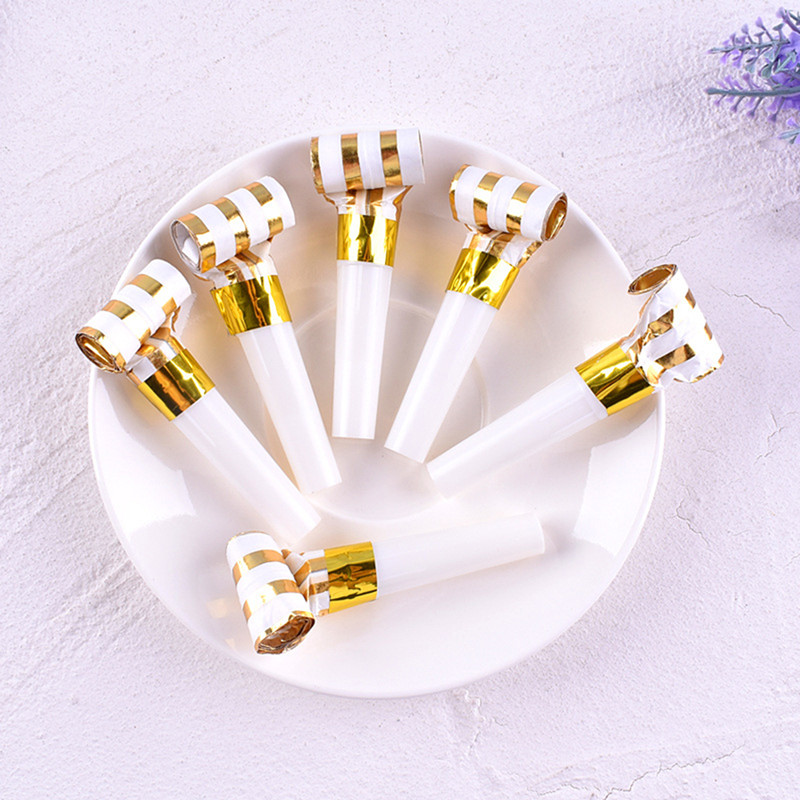 Party Games Graduation - 6/12/24PCS Blowout Gold Stripe Dot Foil