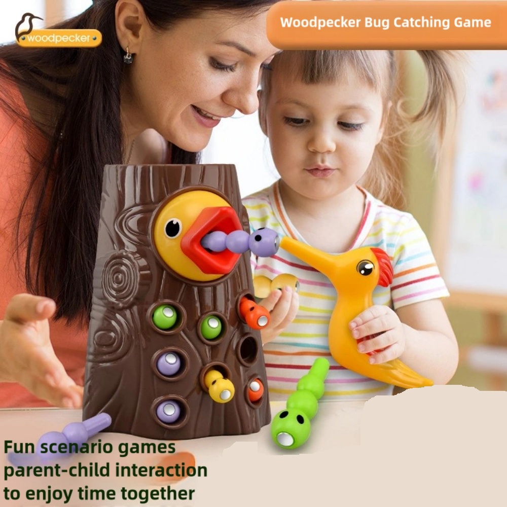 Woodpecker Feeding Game Toy, M - Party Games For 3 People 评论和价格