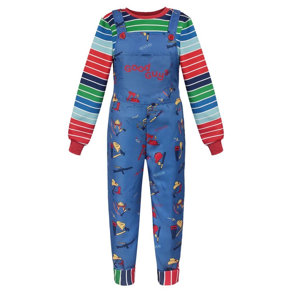 2025 Chucky Cosplay Costume Sh - Party Games Kids And Adults 评论和价格