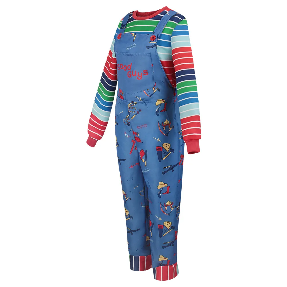 2025 Chucky Cosplay Costume Sh - Party Games Kids And Adults 评论和价格