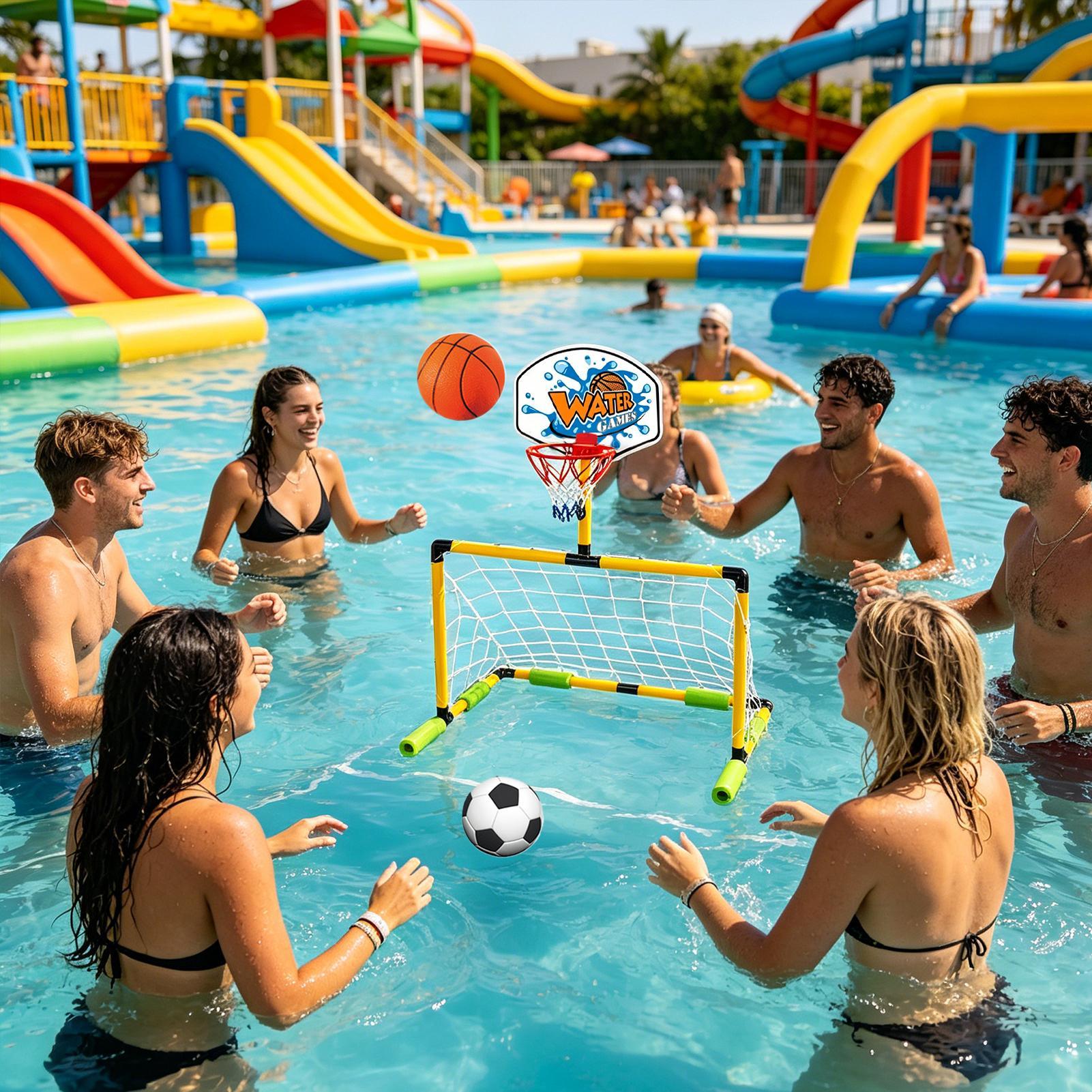Pool Basketball Hoop 2-in-1 So - Party Games Kids And Adults 评论和价格