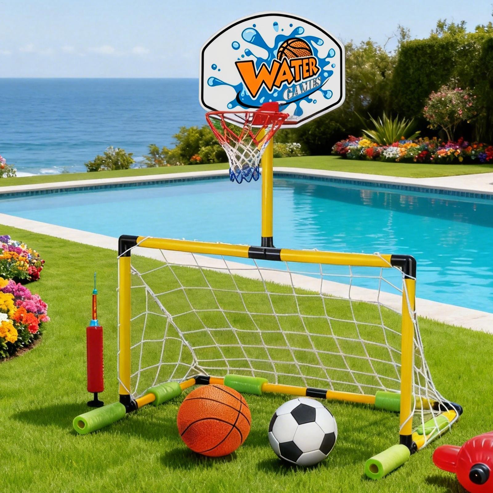 Pool Basketball Hoop 2-in-1 So - Party Games Kids And Adults 评论和价格