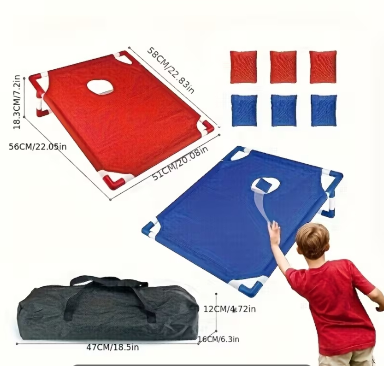 Corn Hole Game Set Includes 2  - Party Games For 5 Year Olds Indoors 评论和价格