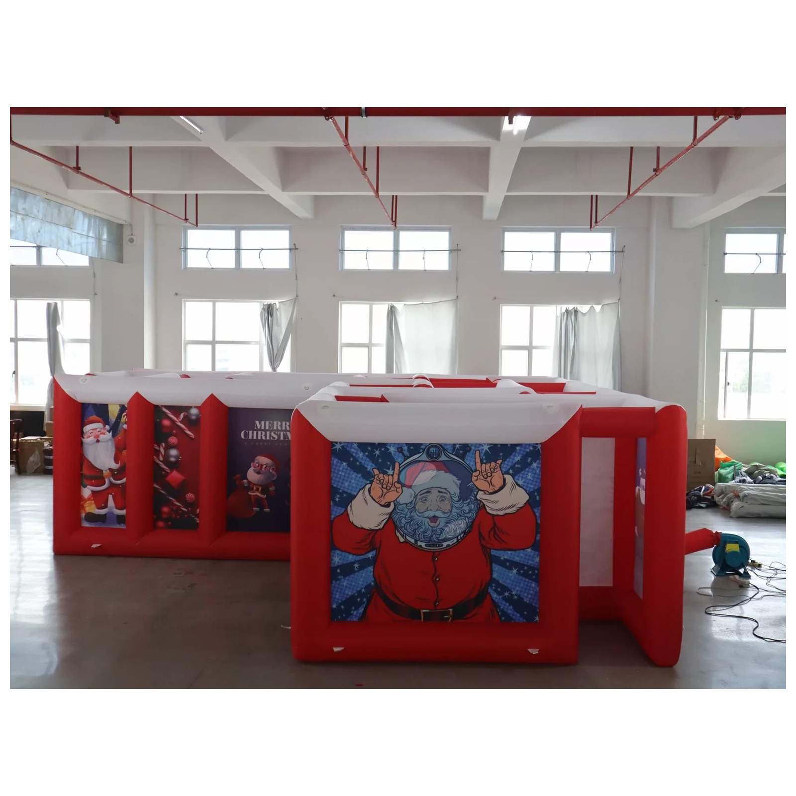 Large Red White Flat Roof Infl - Party Games Kids And Adults 评论和价格