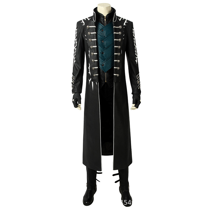 Vergil Cosplay Costume Full Se - Party Games You Can Play 评论和价格